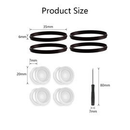 TTPSRY 9 Stück Dosierventile kompatibel Gatorade GX Serie Wasserflasche Ersatzventile Dichtungsringe mit Schraubendreher Wasserflaschen Zubehör