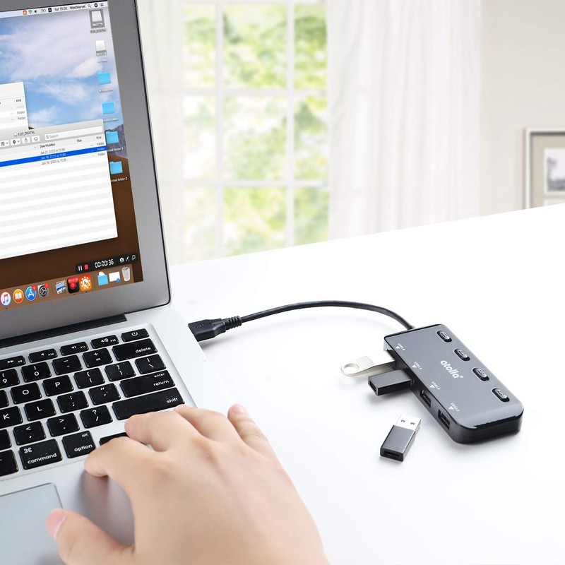 Atolla Ultra Slim USB 3.0 Data Hub 4 Port -