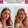 Heatless Curls Band, 3 Pieces, Heat-Free Curlers, Brown, Heatless Curls