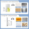 TKZTKZ No Drill Curtain Rod Brackets:Self Adhesive Curtain Rod Holders