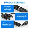 HISports 10 Pair Solar Panel Connector 30A,connectors,Solar Panel Cable Connector