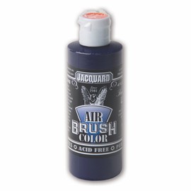 Sneaker Series Airbrush Color by Jacquard Artist Fluid Acrylic Paint Use on Multiple Surfaces, 4 Fluid Ounces (Navy)
