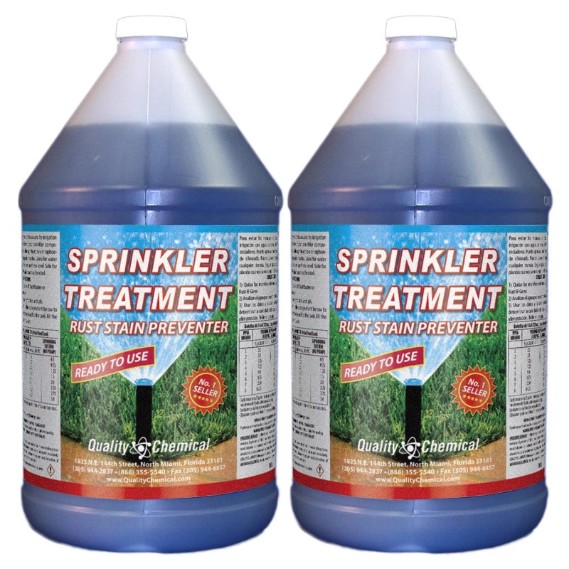 Quality Chemical Sprinkler Treatment Rust Stain Preventer - 2 Gallon