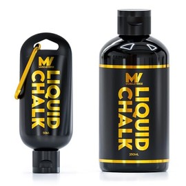 LIQUID CHALK by Muscleverse | Improved Grip | Sweat-Free Hands | Weightlifting | Bouldering | Gymnastics | Pole Dancing | Calisthenics (250ml+50ml)