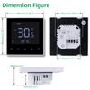Wengart Digital Thermostat WG8818,AC230V 3A LCD Digital Display with Programming