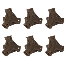Tikea 6Pcs 4-joint Connectors of Hexagon Plant Stand For DIY