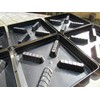 Square Plant Saucer Plastic Plant Trays with Plant Riser Pot
