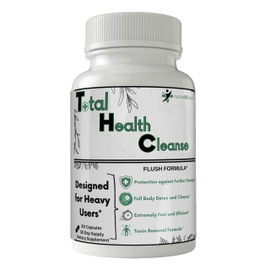 nutra4health Total Health Cleanse, Best Detox for Heavy Users, Flush Formula for Test, Full Body Detox Capsules