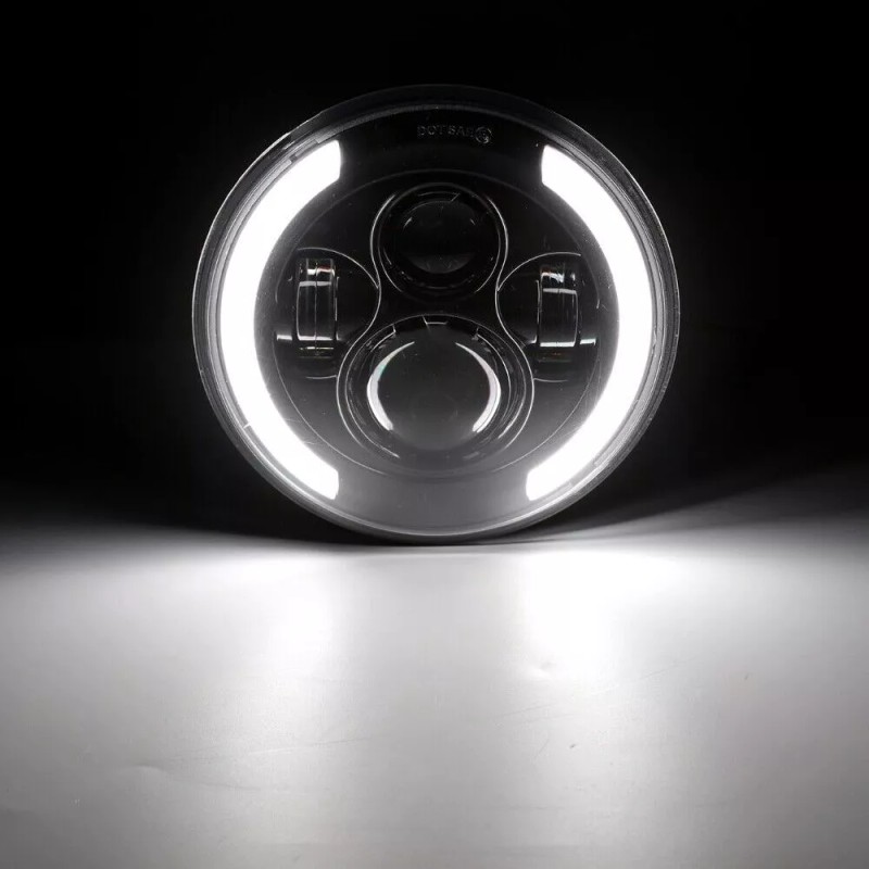 uspart- 2x Fit Freightliner FL112 Truck 7" Round Projector LED
