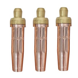 Tealover Propane Natural Gas Cutting Tips for Victor Torch 0-3-GPN,1-3-GPN,2-3-GPN,Lot of 3