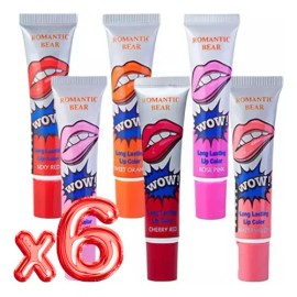 Labial Tinta Indeleble Larga Duración Peel Off Lip Gloss F                                                                                            