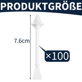 Pack of 100 Nose Wax Sticks, Nose Hair Removal and High Quality Nose Hair Remover, Nose Wax Men and Women, Remove for Cleaning the Nostrils (White