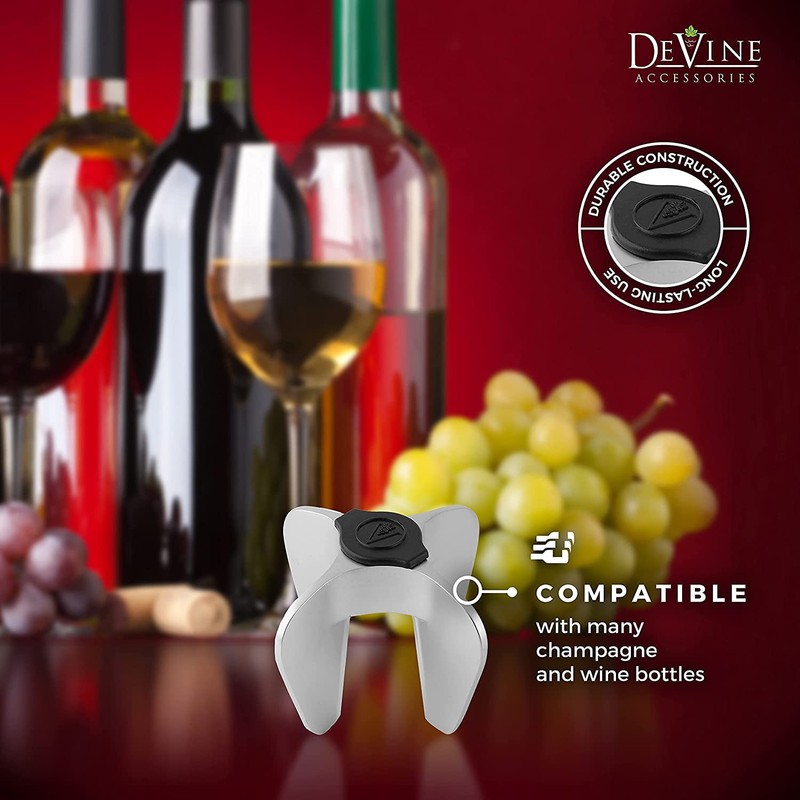 DeVine - Champagne Bottle Opener - Sparkling Wine Cork Remover