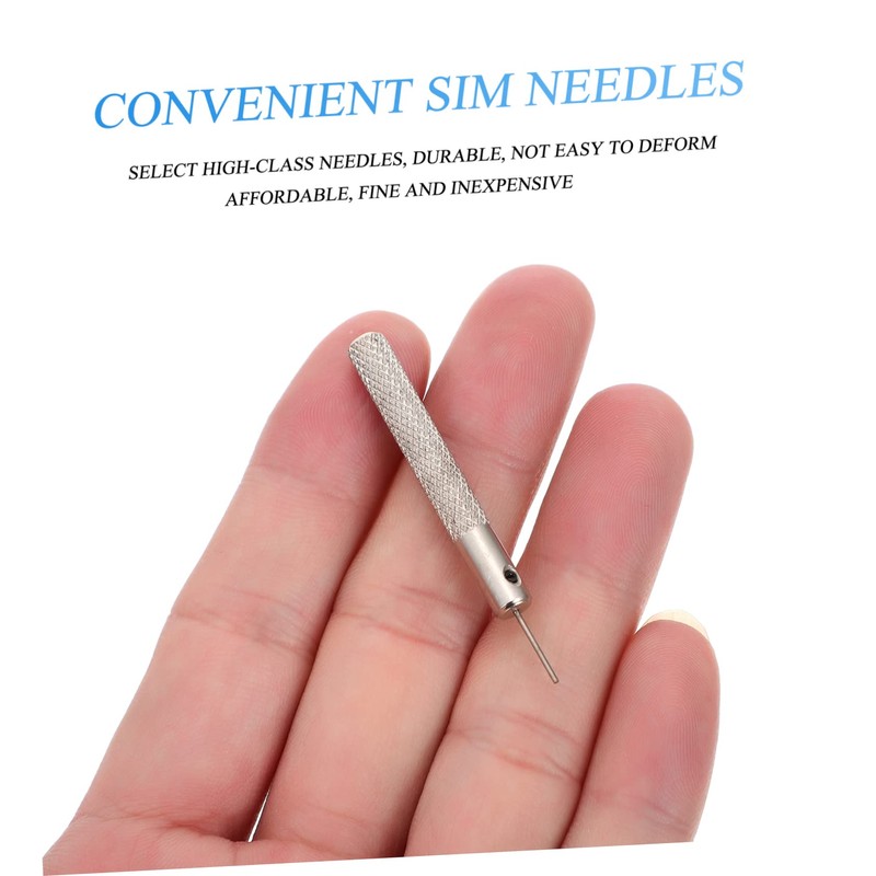 Operitacx 10 Stück SIM Karten Tray Entferner Nadeln Handys SIM