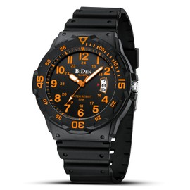 HANPOSH Mens Watches Analog Quartz Watches Men 30M Waterproof Watch Fashion Casual Mens Designer Wrist Watch with Date