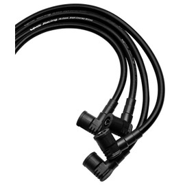 VMS RACING 90-97 10.2mm High Heat Performance Ignition Spark Plug Wires Set in Black Compatible with Honda Accord 2.2L F22A1 F22B2 Sohc Engines Only 1990-1997
