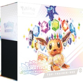 Pokémon - Trading Card Game: Top Trainer Box Crimson & Purple - Prismatic Developments (1 Full Screen Promo Card, 9 Booster Packs & Premium Accessories)