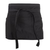 Dennys Unisex Money Pocket Workwear Apron (One Size) (Black)