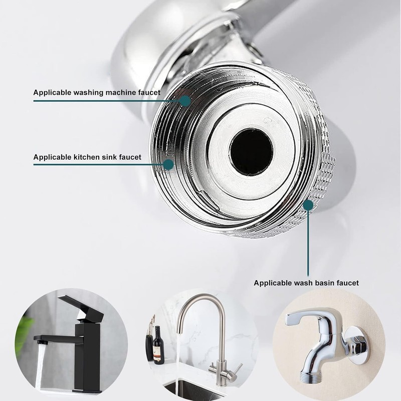 Extensor de llave universal giratorio para llave de baño y