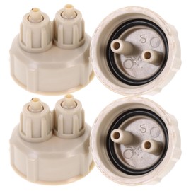 POPETPOP 4 Pcs Aquarium CO2 Generator - DIY Reactor Bottle Cap, Fish Tank Live Plant DIY Air Diffuser Generator for Live Plants Quick Screw