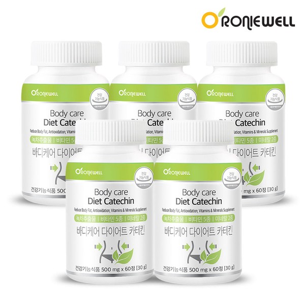 Roniwell Body Care Diet Catechin 60 tablets x 5 (total