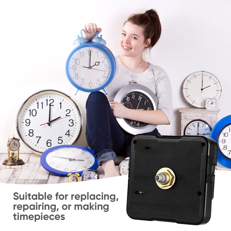 Baluue Clock Mechanism Kit Quartz Wall Clock Movement Mechanisms 5.6x5.6cm/2.2"
