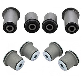 TRQ Front Upper Lower Control Arm Bushings Kit Set for Chevy GMC K1500 K2500 K3500 Suburban Tahoe Yukon 4WD Truck SUV