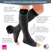 mediven plus, 30-40 mmHg, Calf High Compression Stocking, Open Toe
