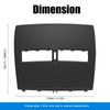 UCkasayfy Front Upper Center Dash Air Vent Trim Bezel Compatible