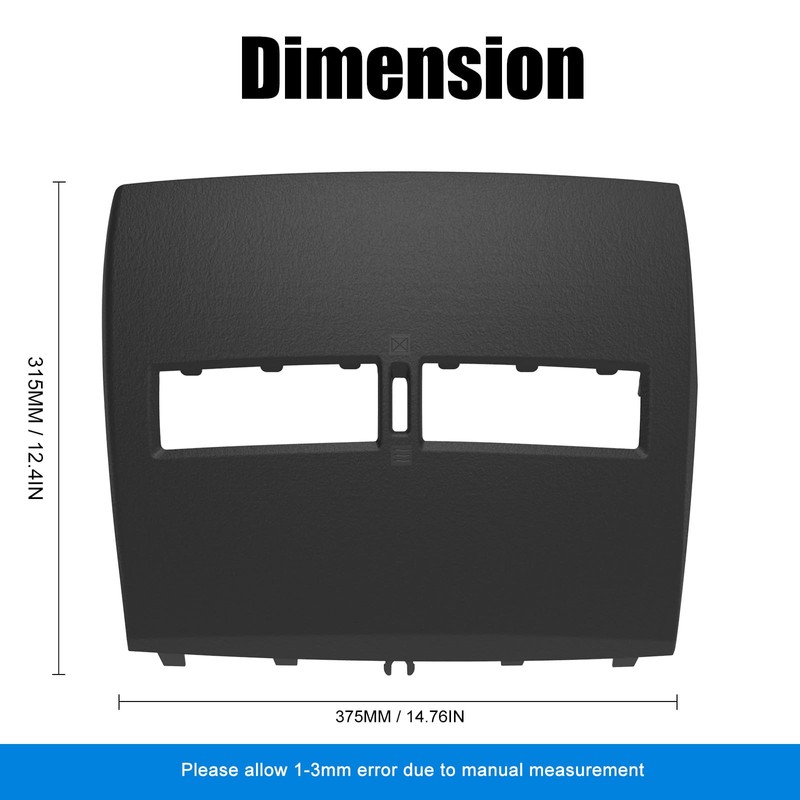 UCkasayfy Front Upper Center Dash Air Vent Trim Bezel Compatible