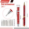 Mudder Pen Screwdriver Gifts Multitool Handy Tool 8 in 1