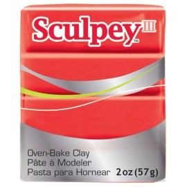 Sculpey III Polymer Clay 2oz- RED