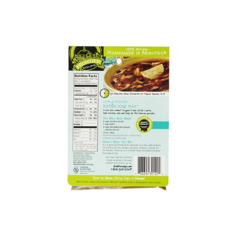 Frontier Soups Homemade In Minutes Soup Mix, South of The