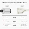 VODANA Compact Triple Flow Hair Waver - Portable Ceramic Curling