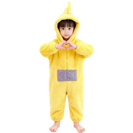 Moerstar Kigurumi Pajamas, Loungewear, Homewear, Hooded Onesie Pajamas, Kigurumi, Fluffy, Cosplay, Cute, Couples Outfit, Unisex, Kids, Sleepwear, Loungewear, Protection Against the Cold, 43.3 inches