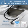 Kitchen Faucet Pull Down 4 Modes(Sweep/Stream/Waterfall/Rainfall) Chrome Kitchen Faucets Pull