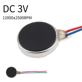50Pcs Mini Motores de Vibración DC 3V 10x2.7mm Tipo de Moneda Plana Micro Motor Vibratorio para Buscapersonas de Teléfonos Celulares Inteligentes