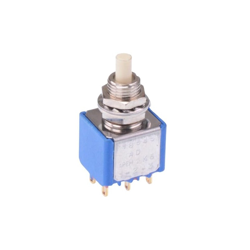 18545AD5 On-(On) Momentary Push Button Switch DPDT 1A 30VDC