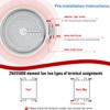 Upgraded 316555800 W10823692 9"/6" Dual Radiant Surface Element Compatible with