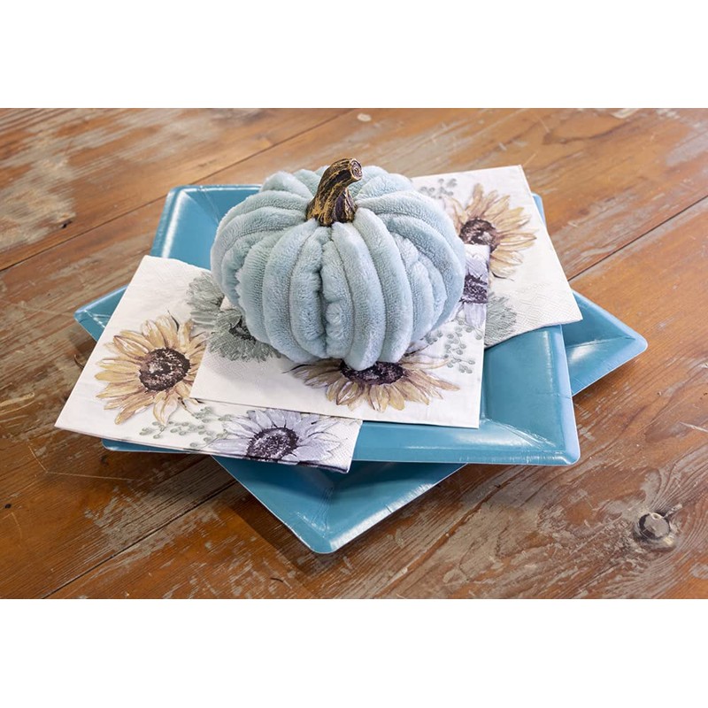 Boston International IHR Square Dessert Paper Plates, 8-Count, 7 x