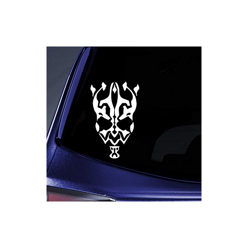 Bargain Max Decals Darth Maul Face Sticker Decal Notebook Car