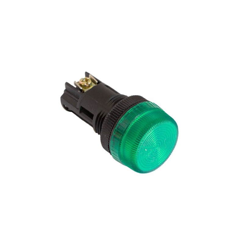 Alpinetech NPL-22 22mm 24V AC/DC LED Pilot Indicator Light (Green)