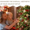 20 PCS Snowflakes Gingerbread Christmas Decorations, Cute Christmas Tree Decorations,
