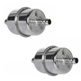 YAQITR 2-Pack In-Line Fuel Filter 650138 AGF9 532281 MF554 MD145 700721836 Compatible with ALLMAND BROS