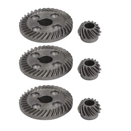 sourcing map Spiral Bevel Gears Set of 3 Bevel Gears 90 Degree Shaft Angle Replacement Part