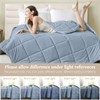 Homelike Moment Lightweight King Comforter-Blue Down Alternative Bedding King Size