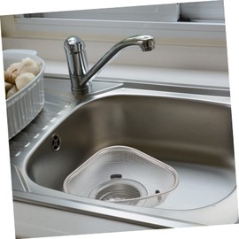 Gadpiparty Kitchen Sink Strainer Sink Strainer Basket Triangle Drain Basket Food Waste Strainer Sturdy Stainless Steel
