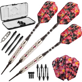 Viper by GLD Products Desert Rose Soft Tip Darts with Storage/Travel Case, 16 Grams,Pink,20-0600-16