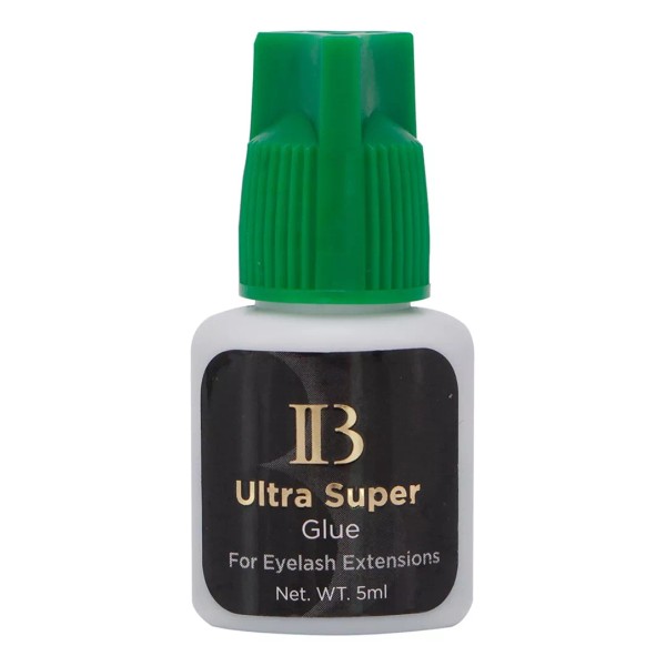 IB Pegamento Adhesivo Pestañas Tapa Verde Ib Ultra súper glue Color Negro