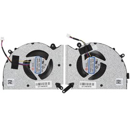 New CPU + GPU Cooling Fan Replacement for MSI Stealth GS77 MS-17P1 Series PABD1A010SHL N485 PABD1A010SHR N486 DC 12V 0.6A Fan